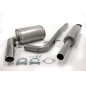 scarico sportivo 1x90mm per Volvo S60 I 2.4l  R (Cod. T-02VO012-9)