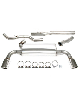 sistema di scarico  1x100mm  per Volvo S60 II/V60 T3/T4/T5 all 2WD  F (Cod. T-02VO016-10D)