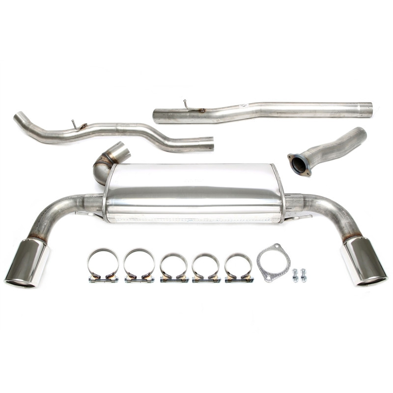 sistema di scarico  1x100mm  per Volvo S60 II/V60 T3/T4/T5 all 2WD  F (Cod. T-02VO016-10D)