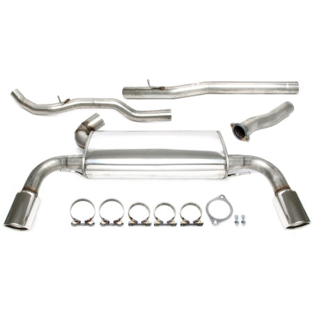 sistema di scarico  1x100mm  per Volvo S60 II/V60 T3/T4/T5 all 2WD  F (Cod. T-02VO016-10D)