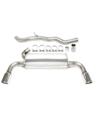 sistema di scarico  1x90mm  per Volvo S60 II/V60 T3/T4/T5/T6 2+4WD  F (Cod. T-02VO017-10D)