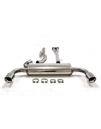 sistema di scarico  1x100mm  per Volvo S60 II/V60 T6 AWD  F (Cod. T-02VO018-10D)