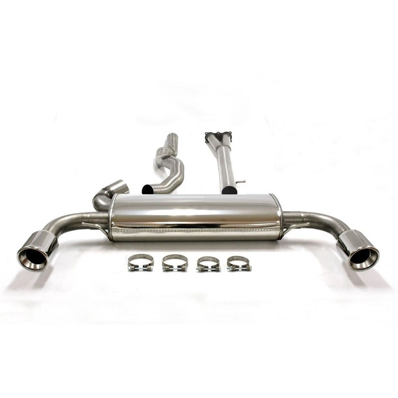 sistema di scarico  1x100mm  per Volvo S60 II/V60 T6 AWD  F (Cod. T-02VO018-10D)