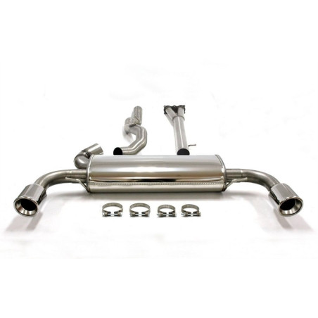 sistema di scarico  1x100mm  per Volvo S60 II/V60 T6 AWD  F (Cod. T-02VO018-10D)