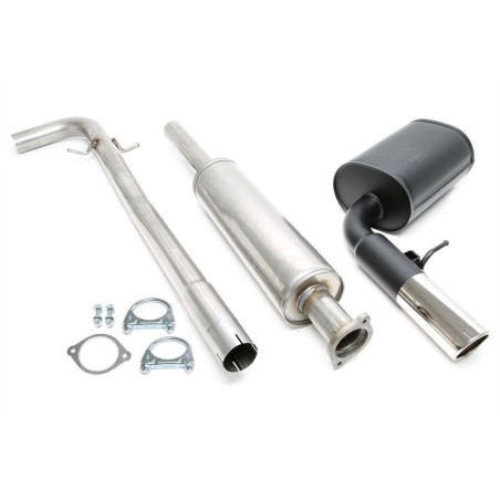 scarico sportivo 1x90mm per Volvo V70 II 2.4l  S (Cod. T-02VO021-9)