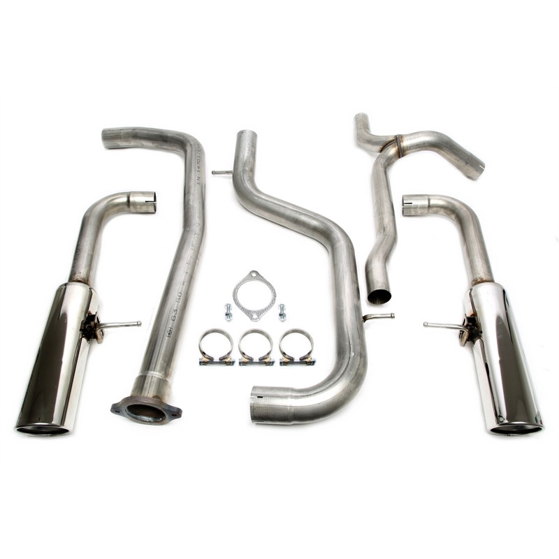  scarico sportivo 1x100mm  per Volvo V70 III/ XC 70 Ii Diesel 2WD  B (Cod. T-02VO022-10D)