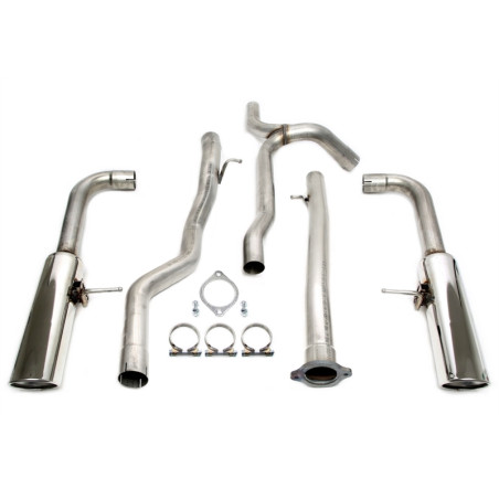  scarico sportivo 1x100mm  per Volvo V70 III/ XC 70 II Diesel 2WD/4WD  B (Cod. T-02VO023-10D)