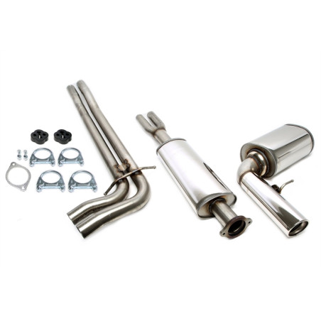 sistema di scarico 1x100mm per Volvo V70 II AWD 2.4T/2.5T/D5  S (Cod. T-02VO025-10)