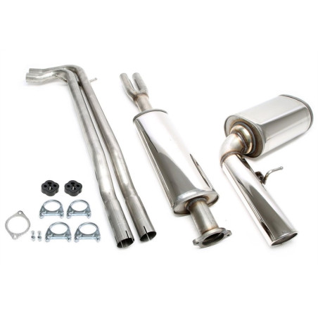 sistema di scarico 1x100mm per Volvo XC 70 Cross Crountry  S (Cod. T-02VO028-10)