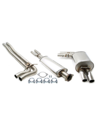 sistema di scarico 2x70mm per Volvo V70 II R  S /S60 I R  R (Cod. T-02VO029-15)