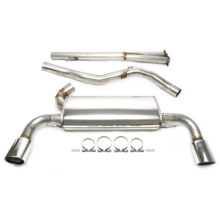 sistema di scarico  1x100mm  per Volvo XC60 T6 AWD  D (Cod. T-02VO032-10D)