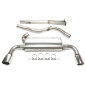 sistema di scarico  1x100mm  per Volvo XC60 T6 AWD  D (Cod. T-02VO032-10D)