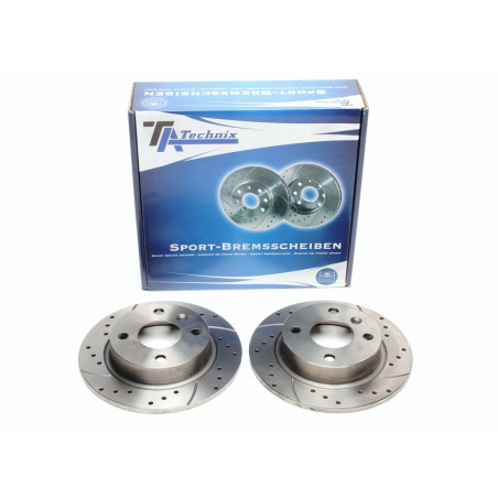 set dischi freno sportivi  post. per Volvo 440K / 460L / 480E (Cod. T-EVOBS1279P)