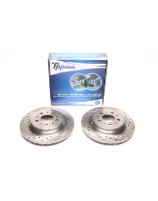 set dischi freno sportivi  post. per Volvo S70/ V70 / XC70 (Cod. T-EVOBS1555P)