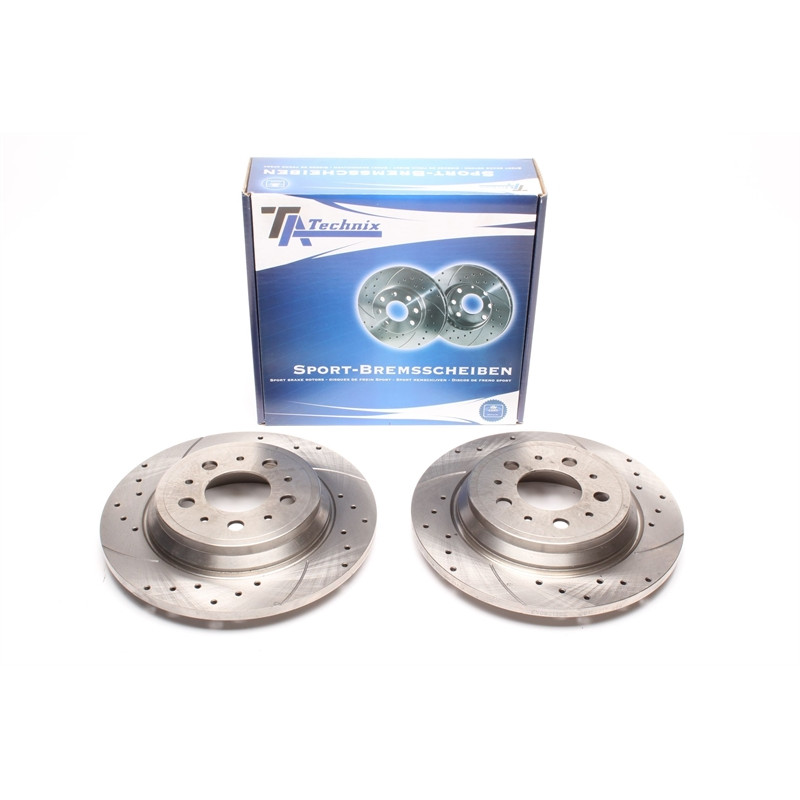 set dischi freno sportivi  post. per Volvo S70/ V70 / XC70 (Cod. T-EVOBS1555P)