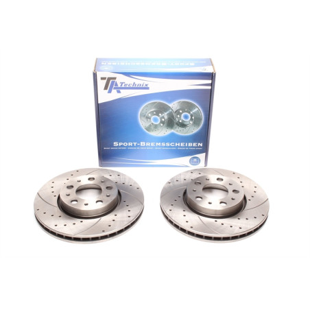 set dischi freno sportivi  ant. per Volvo S60 I/ S80 I/ V70 II/ XC 70 Cross Country (Cod. T-EVOBS200