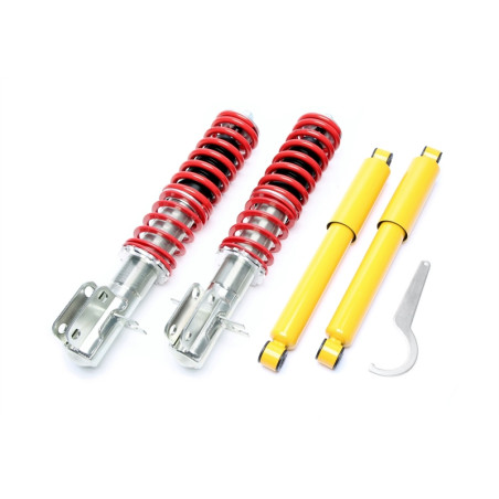 Assetto sportivo a ghiera regolabile  ant.+ post. per VW Caddy I, 14 (Cod. T-*EVOGWVW01/2)