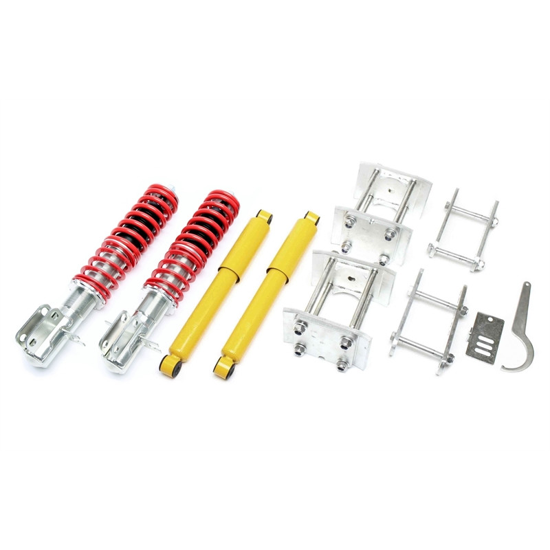 Assetto sportivo a ghiera regolabile per VW Caddy I, 14 (Cod. T-*EVOGWVW15) Assetto sportivo a ghiera regolabile per VW Caddy I, 14 (Cod. T-*EVOGWVW15)
