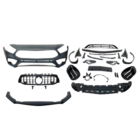 Paraurti Anteriore Mercedes W177 / V177 2023+ Look A45 Spoiler Anteriore (Cod. E-TCM041504290387)