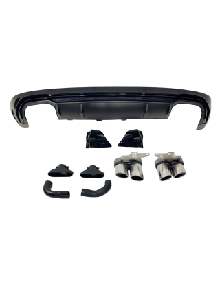 Diffusore Posteriore Audi Q5 2018-2025 Look SQ5 (Cod. E-TCA0341)