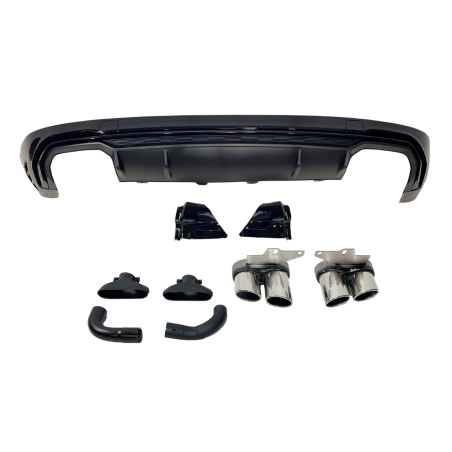 Diffusore Posteriore Audi Q5 2018-2025 Look SQ5 (Cod. E-TCA0341)