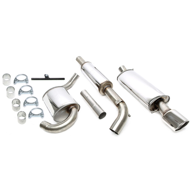 sistema di scarico 1x90x120mm per VW Corrado VR6 (Cod. T-02VW015-25)