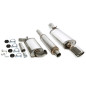sistema di scarico 1x90x120mm per VW Corrado (Cod. T-02VW016-25)