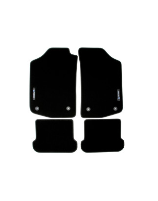 set tappeti con logo per VW Golf 1  17, VW Jetta 1  16, VW Golf 1 Cabrio  155 (Cod. T-34VW01)