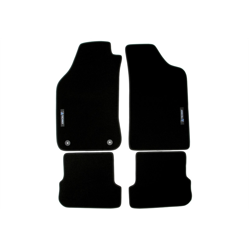 set tappeti con logo per VW Golf 2  19E, VW Jetta 2  19E (Cod. T-34VW02)