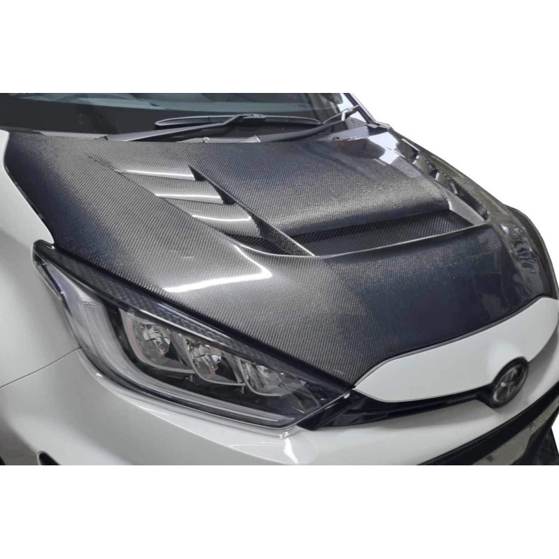 Cofano Carbonio Toyota Yaris 2020+ Look GR (Cod. E-TCT0066)