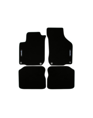 Set tappeti per auto con Logo per VW Golf 4  1J, VW Bora  1J, VW New Beetle  9C 1C (Cod. T-34VW04)