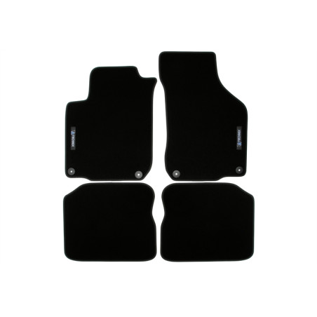 Set tappeti per auto con Logo per VW Golf 4  1J, VW Bora  1J, VW New Beetle  9C 1C (Cod. T-34VW04)