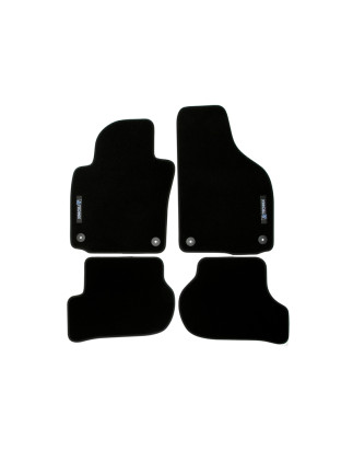 set tappeti con logo per VW Golf 5  1K, VW Golf 6  5K, VW Jetta 3  1K, VW Scirocco  137 (Cod. T-34VW