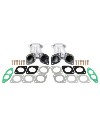 collettore aspirazioneper 2x Weber 40, 44 IDF twin carburetors / Dellorto DRLA twin carburetorspe...
