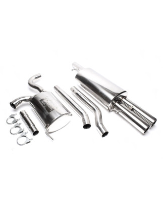 sistema di scarico 2x76mm per VW Passat berlina + Variant,  3B/3BG (Cod. T-EVO3BAE276)