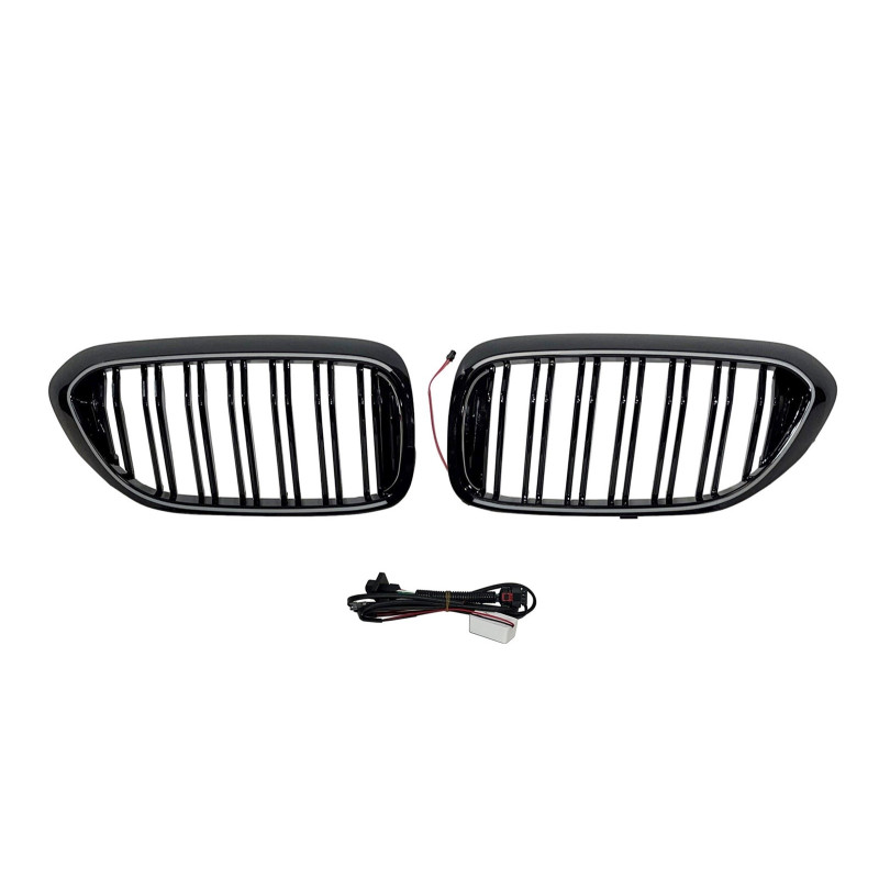 griglie BMW G30 / G31 LED Nero Lucido (Cod. E-TCB6384)