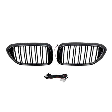 griglie BMW G30 / G31 LED Nero Lucido (Cod. E-TCB6384)