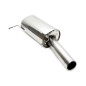 silenziatore sportivo  1x90mm round fromsistema di scarico EVOG1A-xx (Cod. T-EVOG1A-ESD90)
