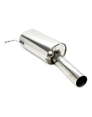 silenziatore sportivo  1x90mm round/sharp fromsistema di scarico EVOG1A-xx (Cod. T-EVOG1A-ESD90S)