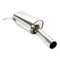 silenziatore sportivo  1x90mm round/sharp fromsistema di scarico EVOG1A-xx (Cod. T-EVOG1A-ESD90S)