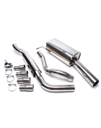 sistema di scarico 1x70mm per VW Golf I Cabrio, Scirocco II (Cod. T-EVOG1AE70)