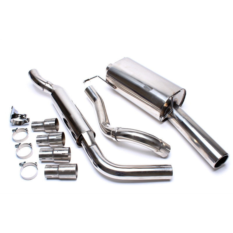 sistema di scarico 1x70mm per VW Golf I Cabrio, Scirocco II (Cod. T-EVOG1AE70)
