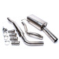 sistema di scarico 1x70mm per VW Golf I Cabrio, Scirocco II (Cod. T-EVOG1AE70)