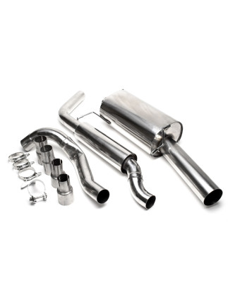 sistema di scarico 1x70mm per VW Golf I Cabrio, Scirocco II (Cod. T-EVOG1AE70S)
