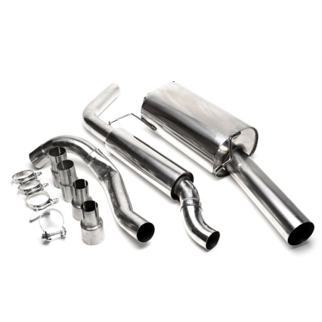 sistema di scarico 1x70mm per VW Golf I Cabrio, Scirocco II (Cod. T-EVOG1AE70S)