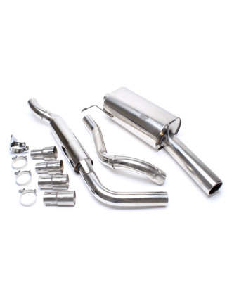 sistema di scarico 1x90mm per VW Golf I Cabrio, Scirocco II (Cod. T-EVOG1AE90)