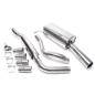 sistema di scarico 1x90mm per VW Golf I Cabrio, Scirocco II (Cod. T-EVOG1AE90)
