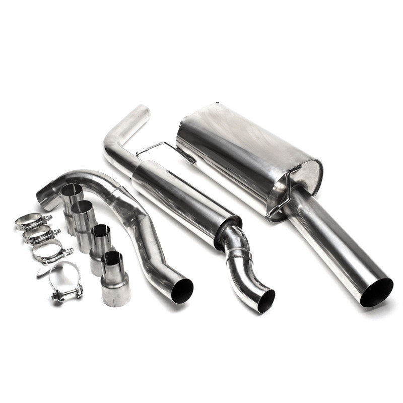 sistema di scarico 1x90mm per VW Golf I Cabrio, Scirocco II (Cod. T-EVOG1AE90S)