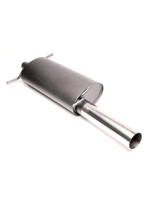 silenziatore sportivo  1x70mm per VW Golf I Cabrio (Cod. T-EVOG1E70S)