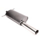 silenziatore sportivo  1x70mm per VW Golf I Cabrio (Cod. T-EVOG1E70S)